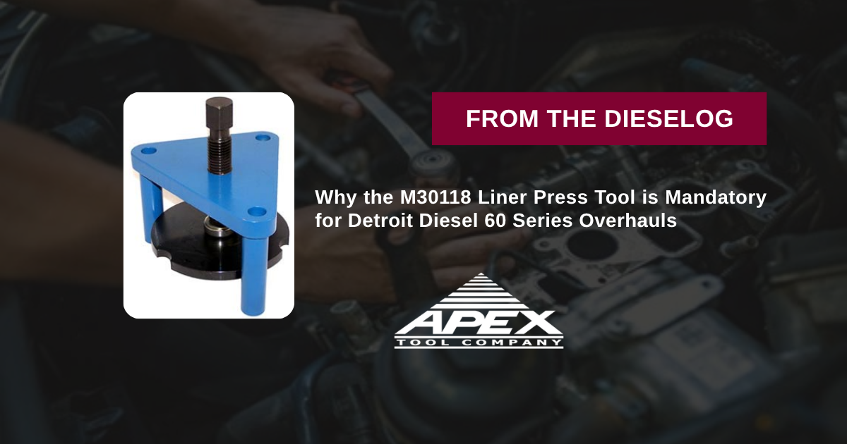 M30118 Detroit Diesel 60 Series Liner Installer Tool J-35597 Main Tool Layout